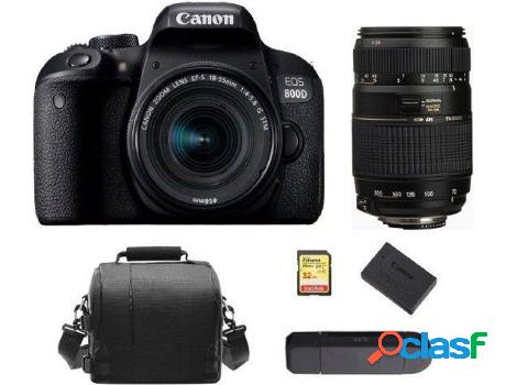 Kit Cámara Reflex CANON EOS 800D (Objetivos: EF-S 18-55 mm