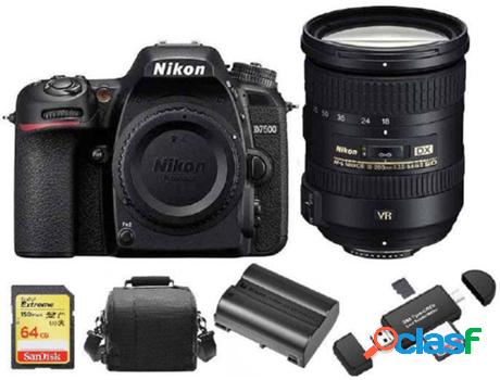 Kit Cámara Réflex NIKON D7500 + AF-S 18-200MM F3.5-5.6G ED