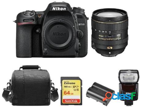 Kit Cámara Réflex NIKON D7500 + AF-S DX 16-80MM F2.8-4E ED