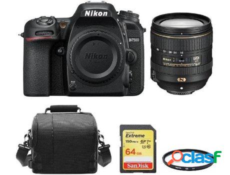 Kit Cámara Réflex NIKON D7500 + AF-S DX 16-80MM F2.8-4E ED