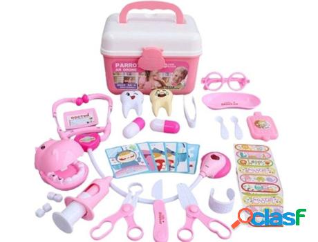 Kit Médico Infantil Rosa (Edad Mínima: 3 - 22 x 17 x 15.5