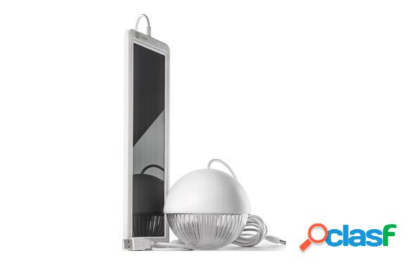 Kit solar recargable con lampara 3 leds blanco