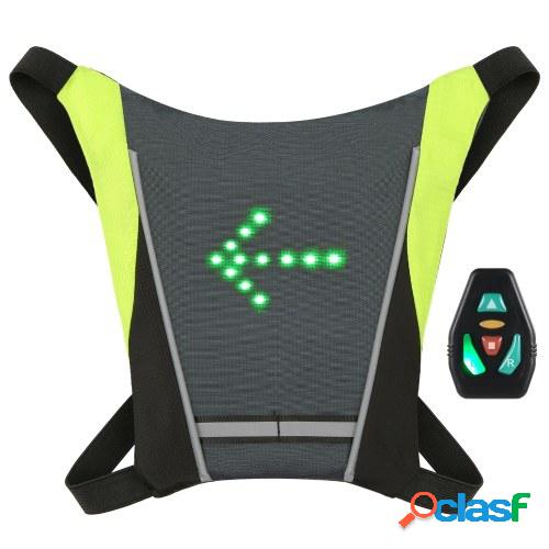 LED Turn Signal Bike Pack USB Rechargeable Reflective