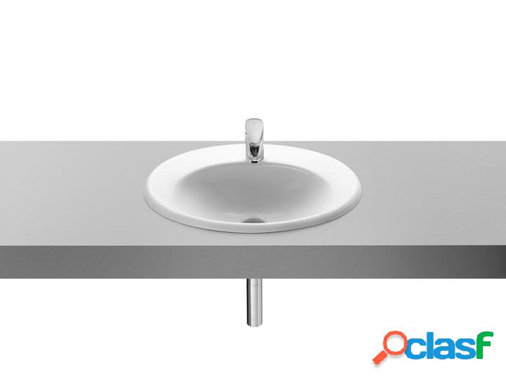 Lavabo de porcelana Roca Java encimera 560x475x190mm Blanco