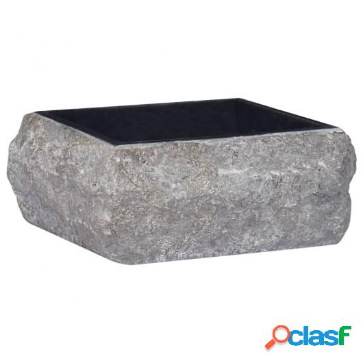 Lavabo mármol negro 30x30x13 cm