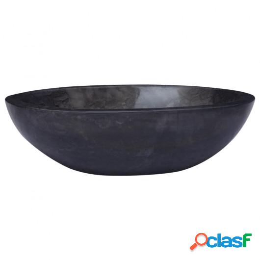 Lavabo mármol negro 53x40x15 cm