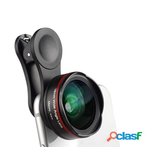 Lente de cámara para smartphone 5K Ultra HD 18 mm 128 °