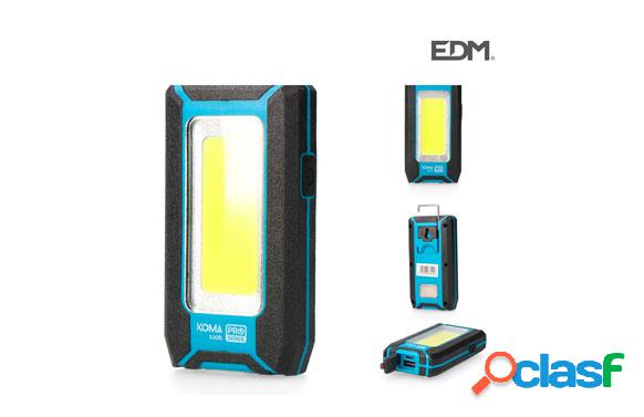 Linterna LED Profesional EDM Powerbank Recargable 500LM