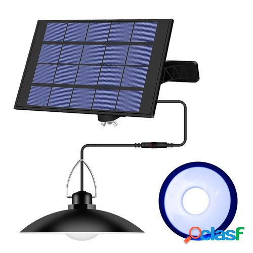 Lámpara colgante de energía solar con panel ajustable
