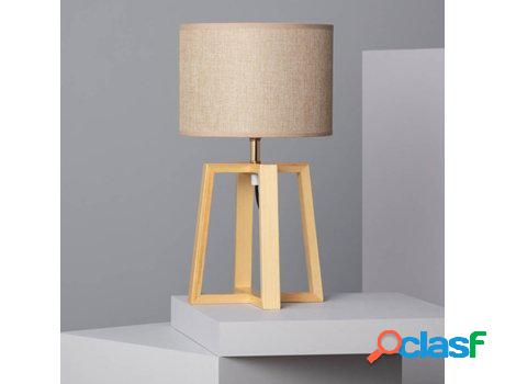 Lámpara de Mesa LEDKIA Korsade (Beige - E27 - 40 W)