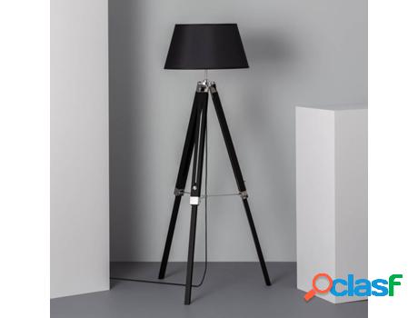 Lámpara de Pie LEDKIA Naweza (Negro - E27 - 40 W)