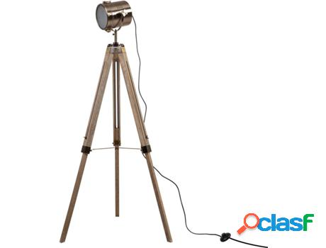 Lámpara de Pie LEDKIA Valenta (Plateado - E27 - 25 W)