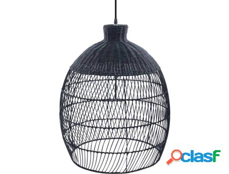 Lámpara de Suspensión LEDKIA Fuyang (Negro - E27 - 40 W)