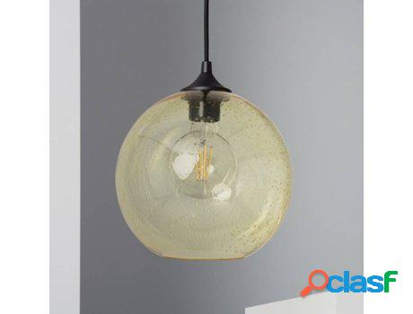 Lámpara de Suspensión LEDKIA Marbre (Amarillo - E27 - 40