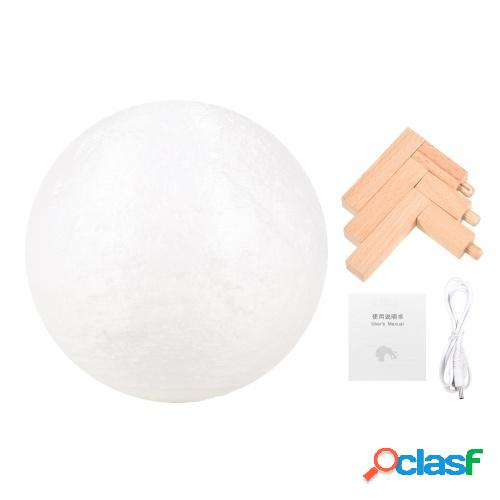 Lámpara de luna creativa de 3 colores Lámpara lunar