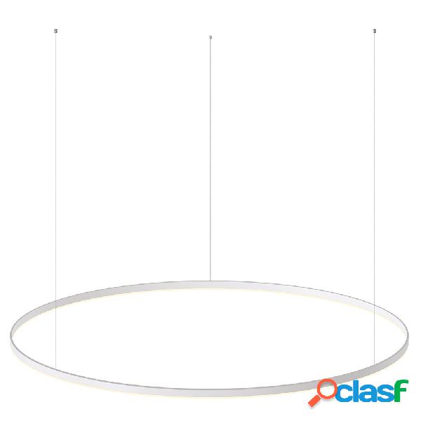 Luminaria colgante ring 95w ø1500mm blanco frío