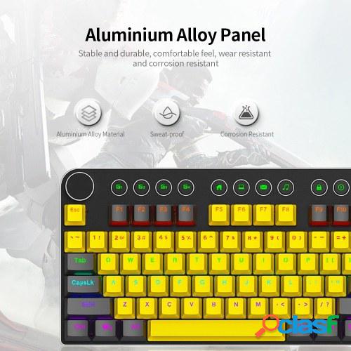Magic-Refiner MK13 Teclado mecánico con cable 104 teclas