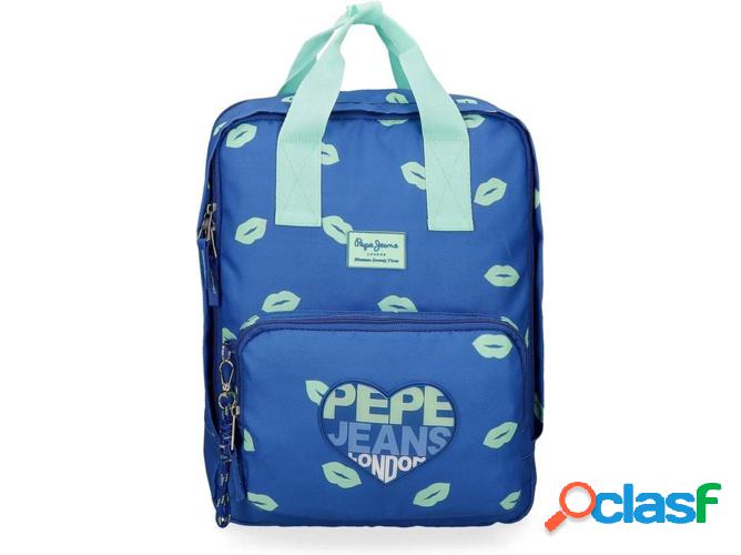 Maleta de Portátil PEPE JEANS Ruth Azul Adaptable