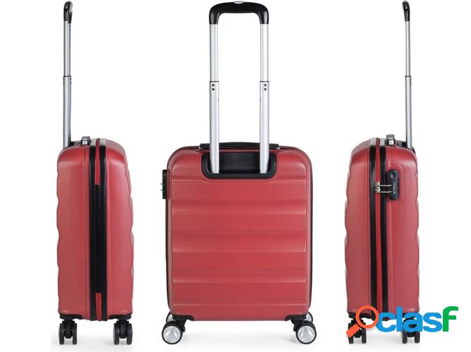 Maleta de Viaje ITACA ABS (Cabina - 35 L - Rojo)