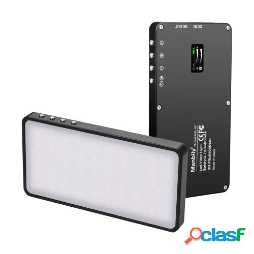 Manbily MFL-07 Panel de luz de video LED RGB portátil