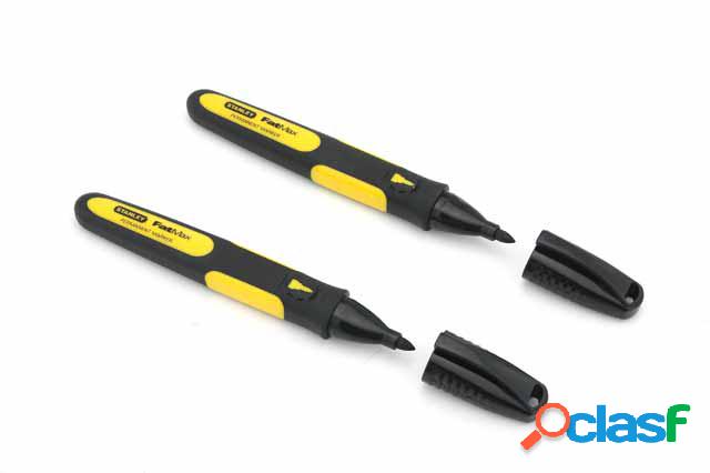 Marcador FatMax punta fina color negro Blister 2 uds