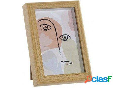 Marco De Foto HOGAR Y MÁS De Madera Y Porta Foto De Mdf