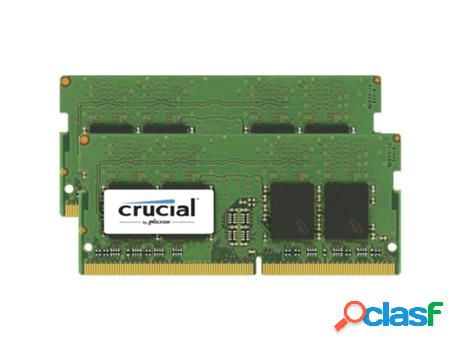 Memoria RAM DDR4 CRUCIAL (2 x 4 GB - 2666 MHz - Verde)