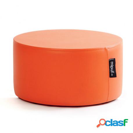 Mesa Puff Tubular 60x30 Polipiel Naranja