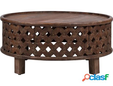 Mesa de Centro WOMO-DESIGN Rojo Madera Marrón (100 x 45 cm)