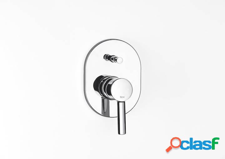 Mezclador monomando empotrable 1/2" baño-ducha inversor