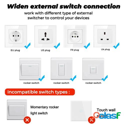 Mini módulo de interruptor inteligente Wi-Fi con