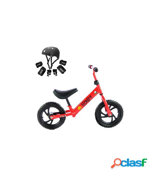 Minibike Bicicleta Para Niños Sin Pedales Modelo Honey Rojo