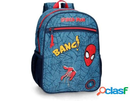 Mochila Escolar MARVEL Spiderman Denim Azul (27x33x11 cm)