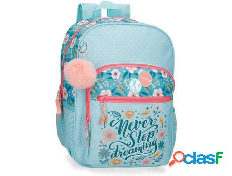 Mochila Escolar MOVOM Never Stop Dreaming Azul (30x38x12 cm)