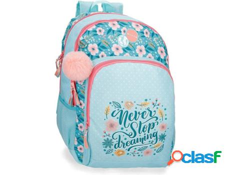 Mochila Escolar MOVOM Never Stop Dreaming Azul (33x44x17 cm)