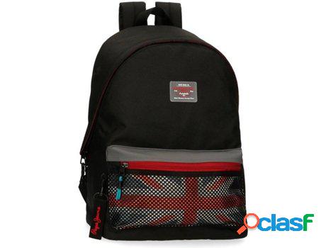 Mochila PEPE JEANS Malden (Negro - 31 x 44 x 17,5 cm)
