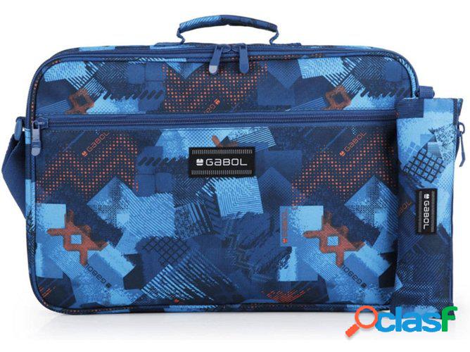 Mochila con Estuche GABOL Noise (26 x 38 x 6 cm - Azul - 6 L