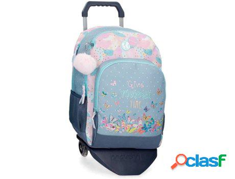 Mochila con Ruedas MOVOM Give Yourself Time Azul (33x44x17