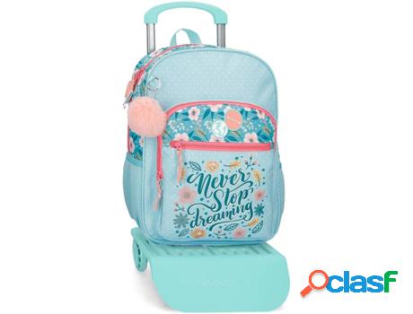 Mochila con Ruedas MOVOM Never Stop Dreaming Azul (30x38x12