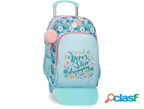 Mochila con Ruedas MOVOM Never Stop Dreaming Azul (33x44x17