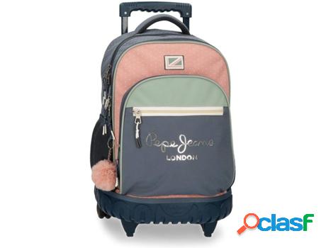 Mochila con Ruedas PEPE JEANS Laila (Azul - 32x43x21 cm)