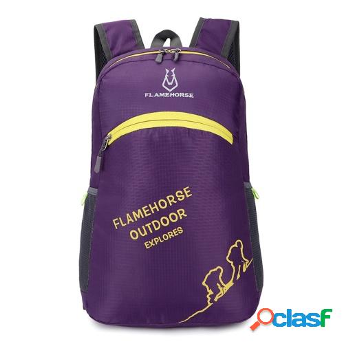 Mochila plegable ligera Mochila de senderismo resistente al