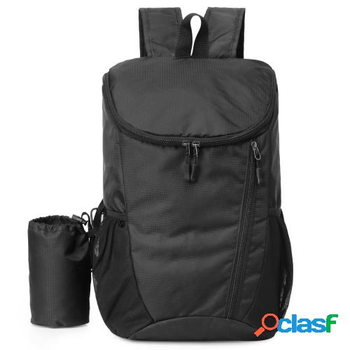 Mochila plegable ligera de 20L Bolsa repelente al agua para