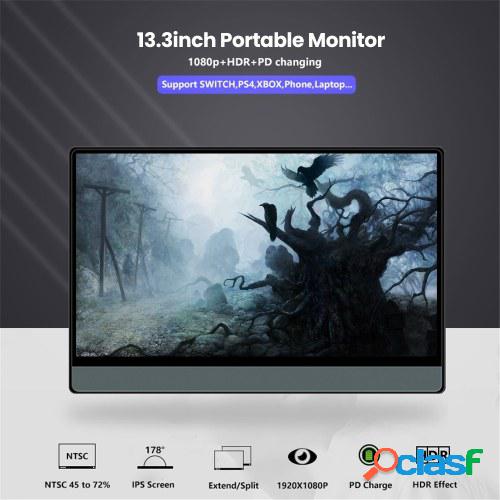 Monitor portátil T-bao T13A 13.3 '' con expansión de
