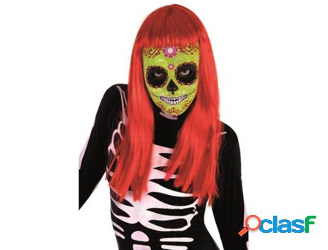 Máscara DISFRAZZES Calavera Catrina Con Flor (Talla: Talla