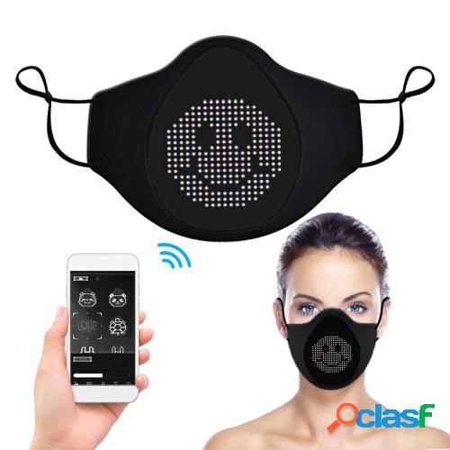 Máscara facial LED de silicona suave y cómoda Pantalla de