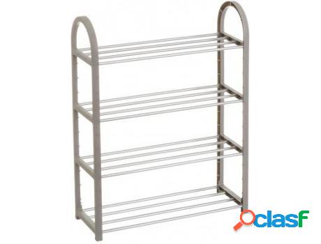 Mueble Auxiliar HOGAR Y MÁS Zapatero Balda De Plástico Gri