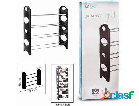 Mueble Auxiliar HOGAR Y MÁS Zapatero Balda De Pvc Aluminio