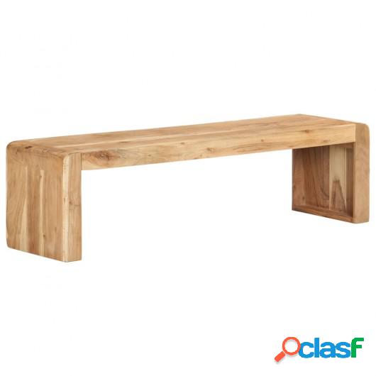 Mueble para TV de madera maciza de acacia 120x33x33 cm