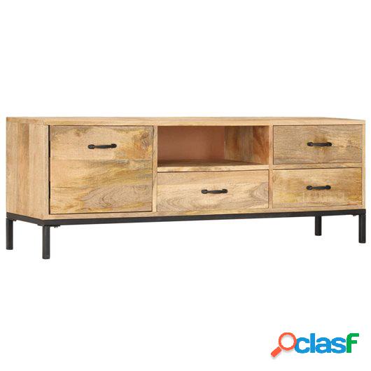 Mueble para la TV 130x30x45 cm madera maciza de mango